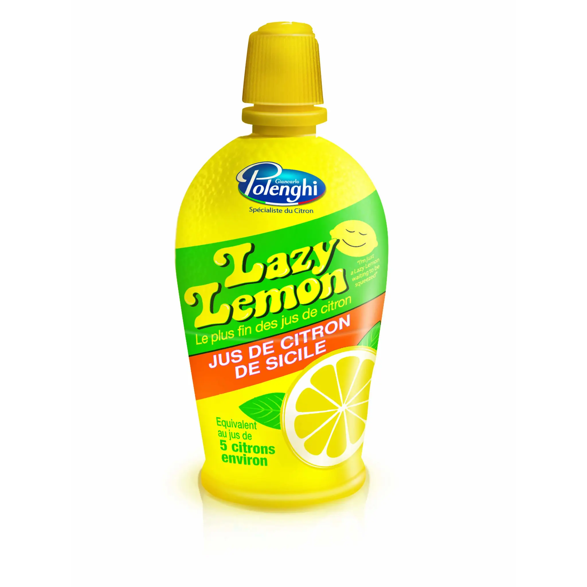 LAZY LEMON Jus de citron jaune
