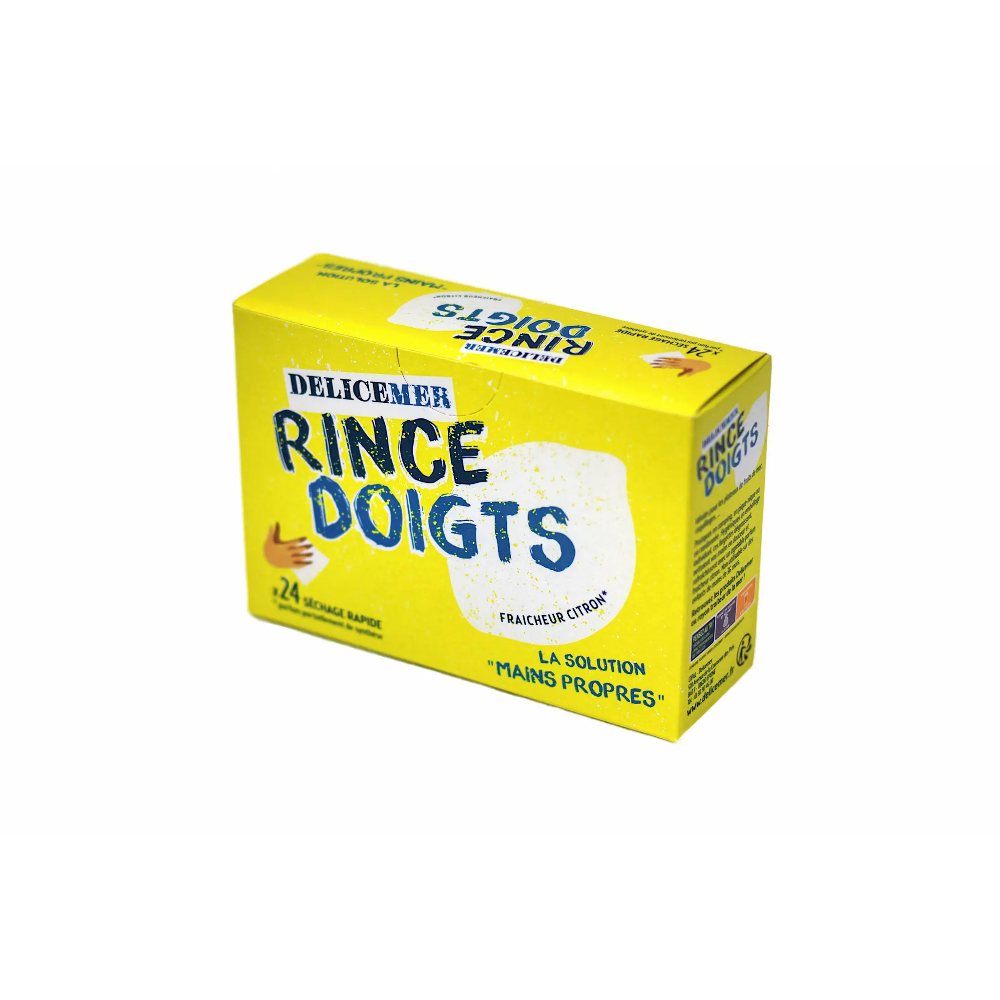 DELICEMER Lingettes rinces doigts
