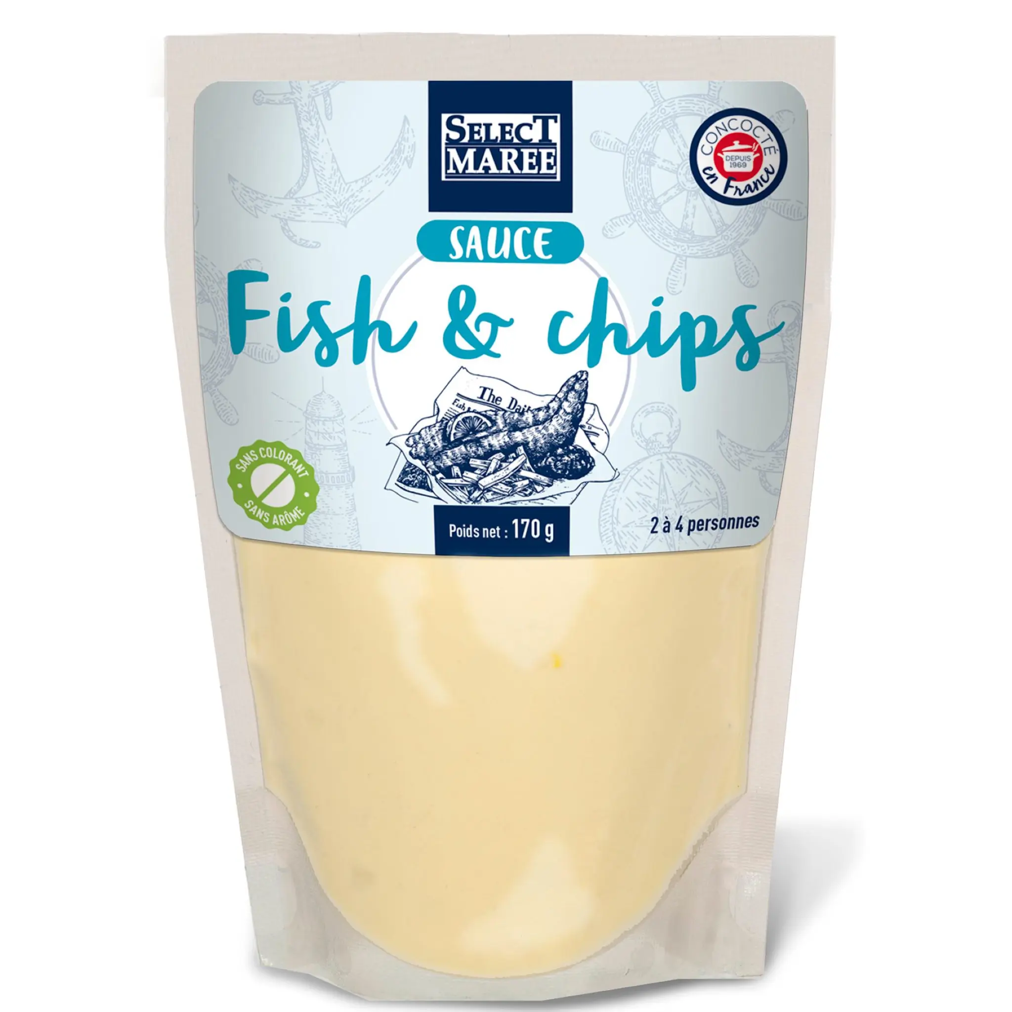 SELECT MAREE Sauce Fish and chips