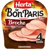 HERTA Le Bon Paris Jambon cuit à la broche