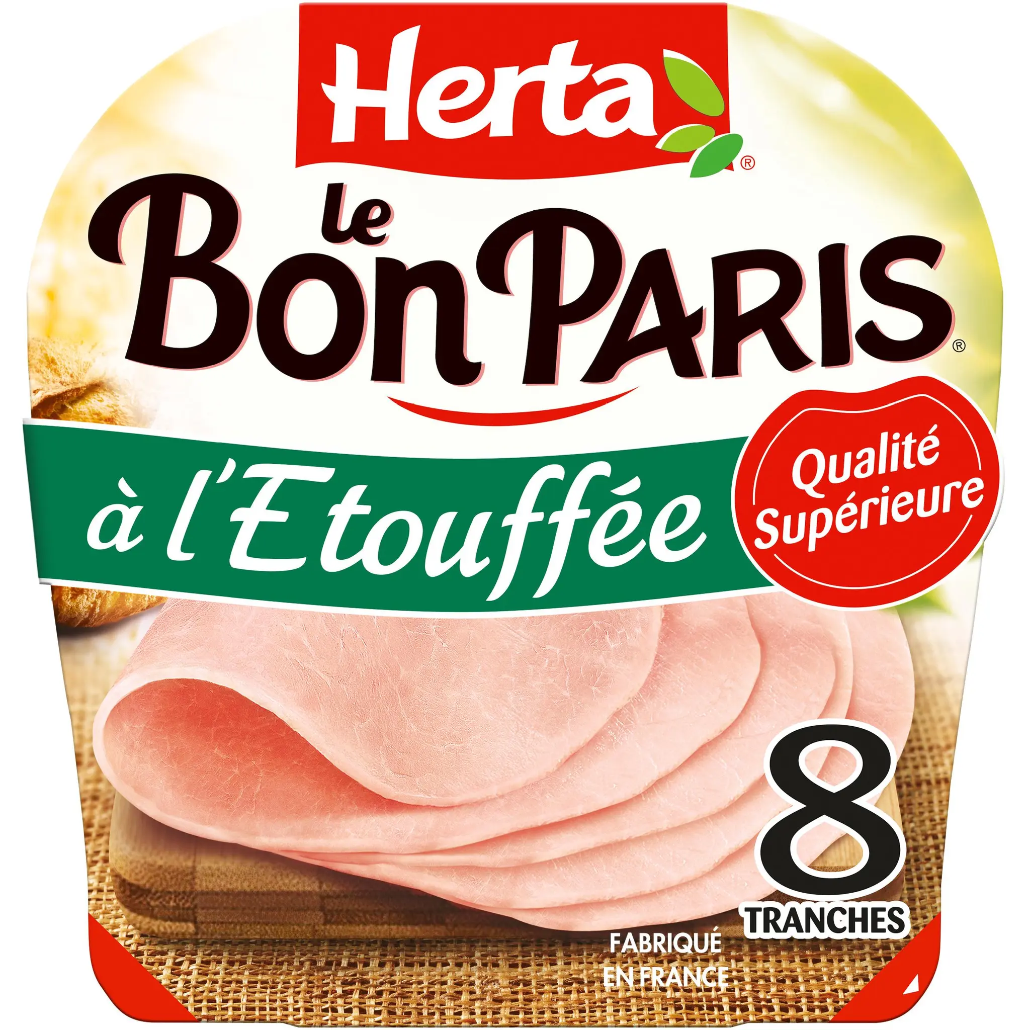 HERTA Le Bon Paris Jambon cuit à l'étouffée