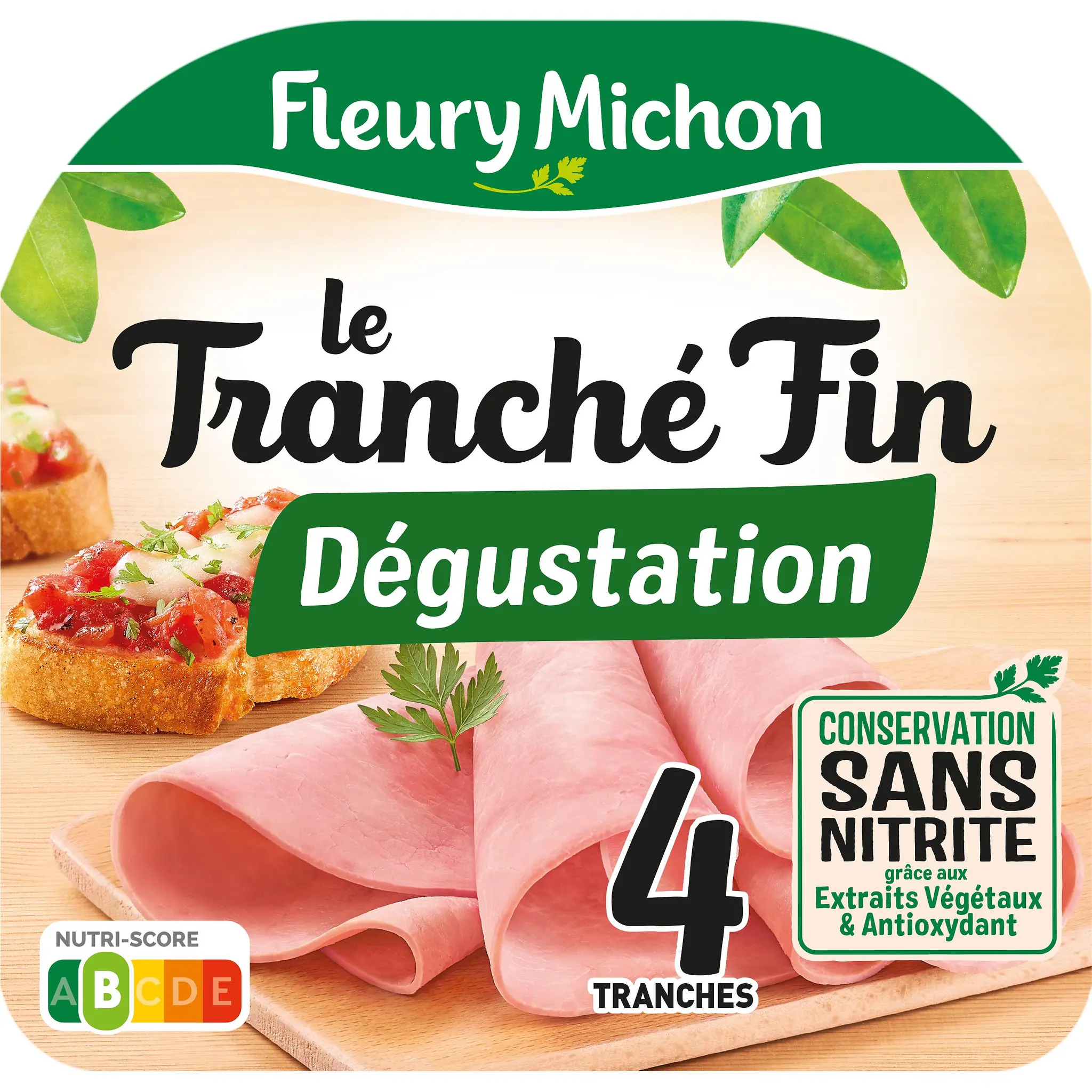 FLEURY MICHON Jambon tranché fin dégustation sans nitrite