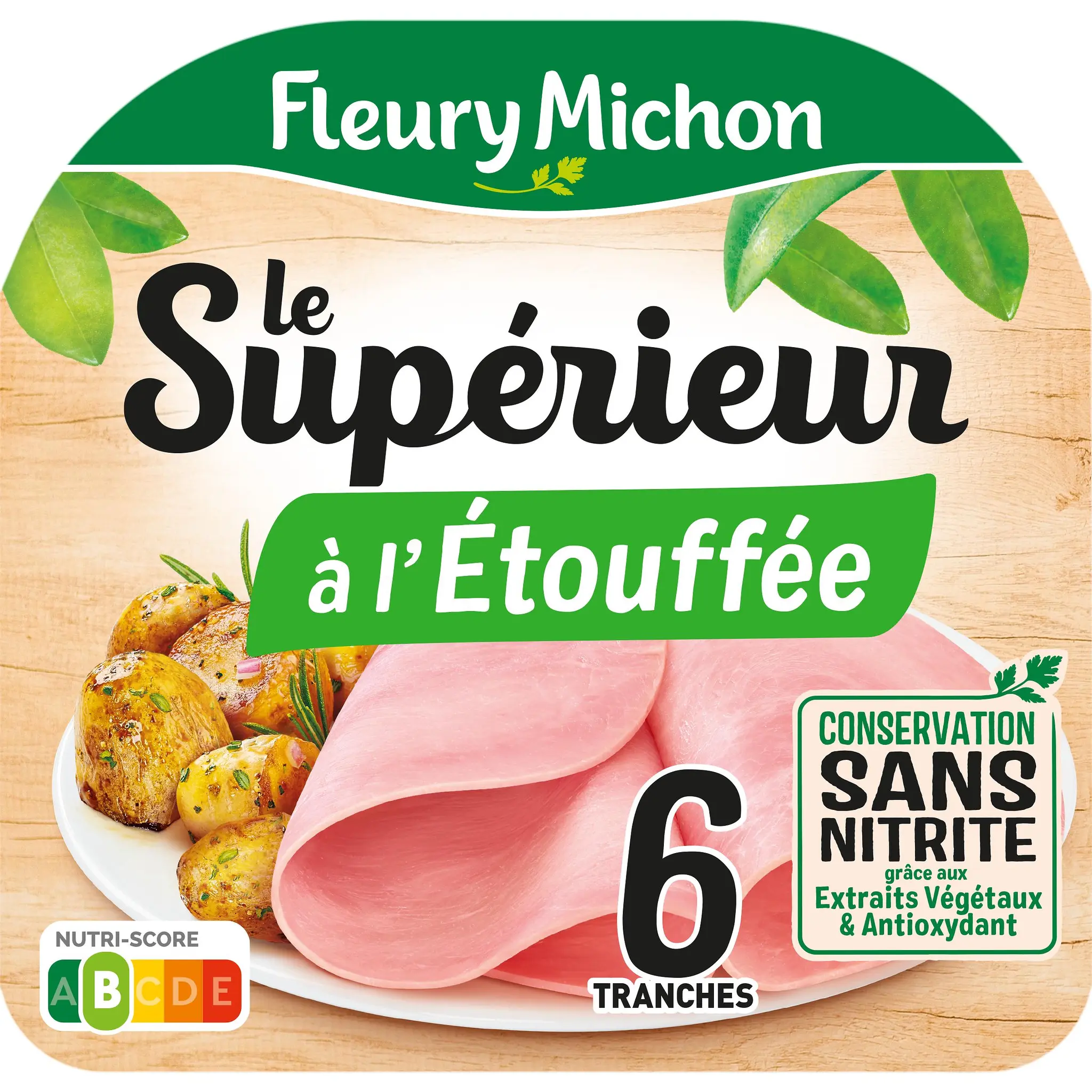 FLEURY MICHON Jambon le supérieur sans nitrite