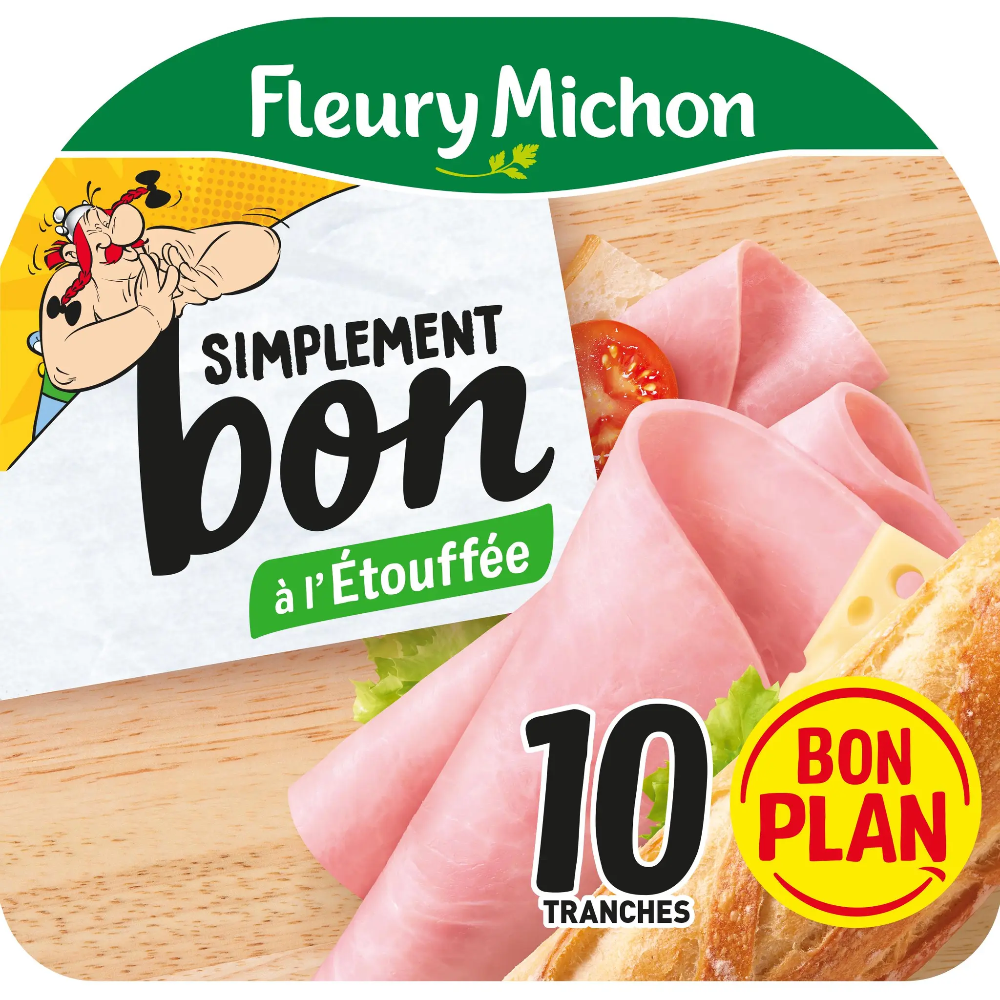 FLEURY MICHON Simplement bon Jambon à l'étouffé sans couenne