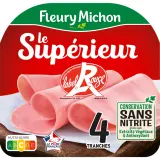 FLEURY MICHON Jambon supérieur Label Rouge sans nitrite