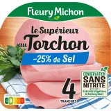 FLEURY MICHON Jambon Le Torchon réduit en sel