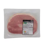 AUCHAN LE CHARCUTIER Jambon cuit supérieur avec couenne