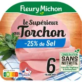FLEURY MICHON Jambon le torchon réduit en sel