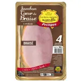PETITGAS Jambon braisé à poêler tranche épaisse