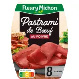 FLEURY MICHON Pastrami de bœuf au poivre