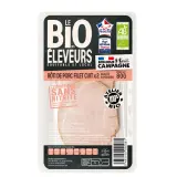 LE BIO DES ELEVEURS Roti de porc bio filet cuit sans nitrite