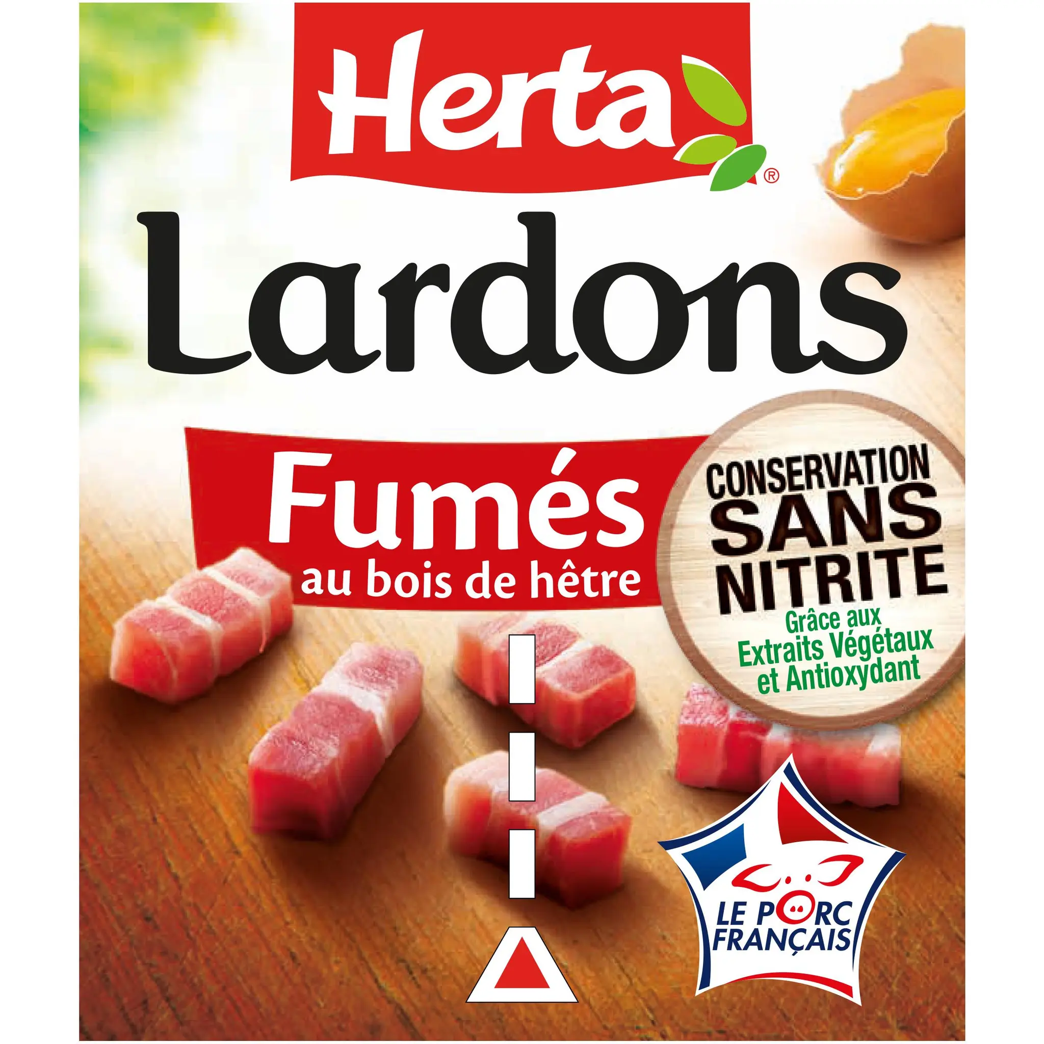 HERTA Lardons fumés sans nitrite