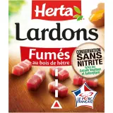 HERTA Lardons fumés sans nitrite