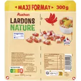 AUCHAN Lardons nature