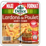 ISLA DELICE Lardons de poulet goût fumé halal