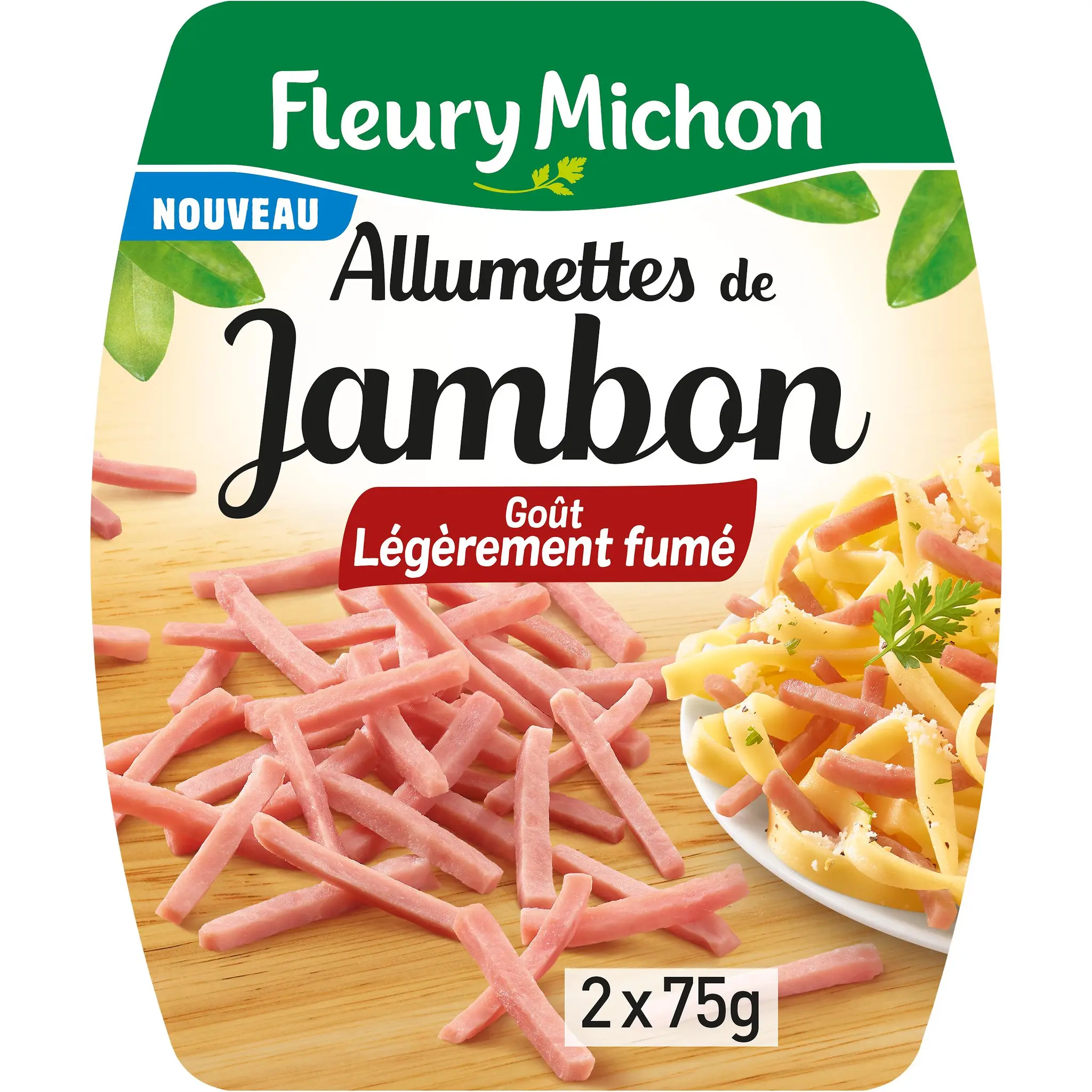 FLEURY MICHON Allumettes de jambon goût légèrement fumé