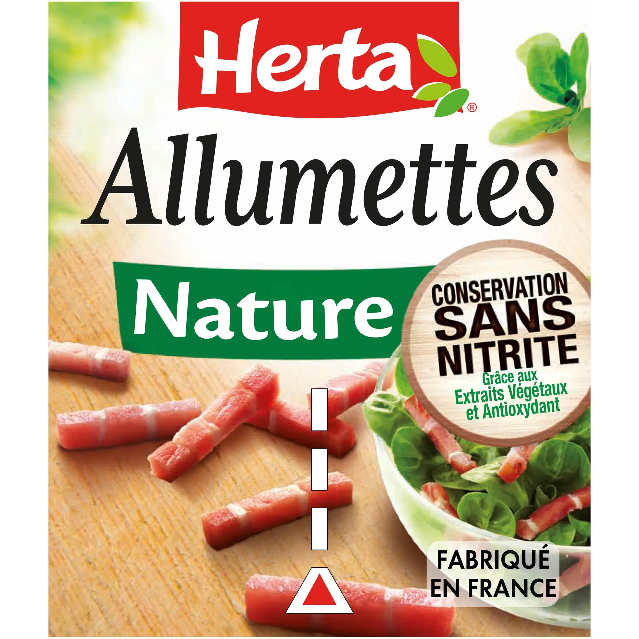 HERTA Allumettes nature sans nitrite