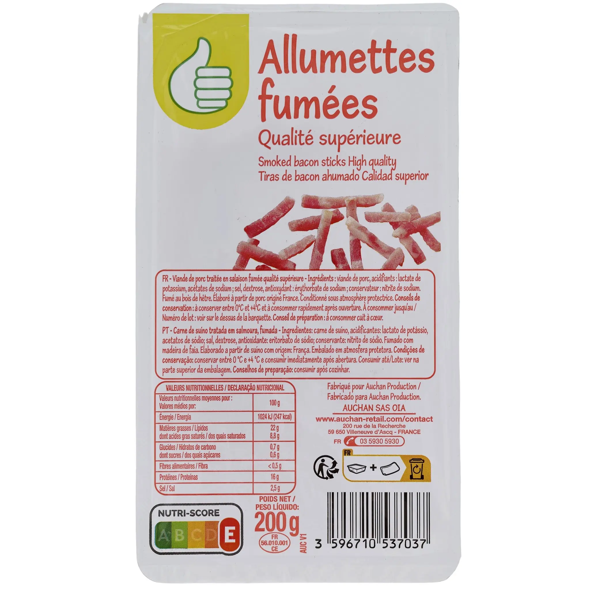 POUCE Allumettes fumées