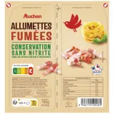 AUCHAN Allumettes fumées sans nitrite