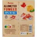 AUCHAN Allumettes fumées réduit en sel
