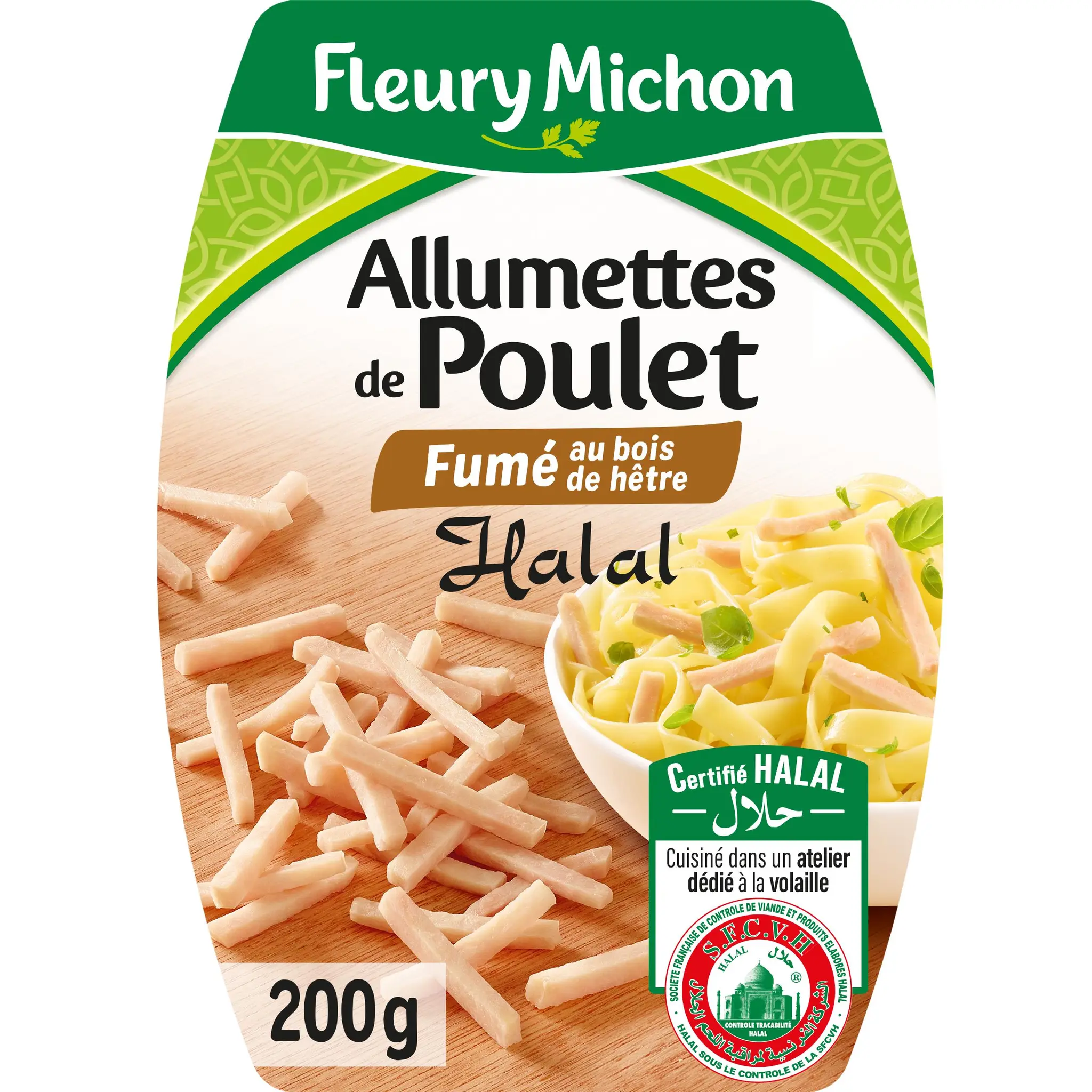 FLEURY MICHON Allumettes de poulet fumé halal