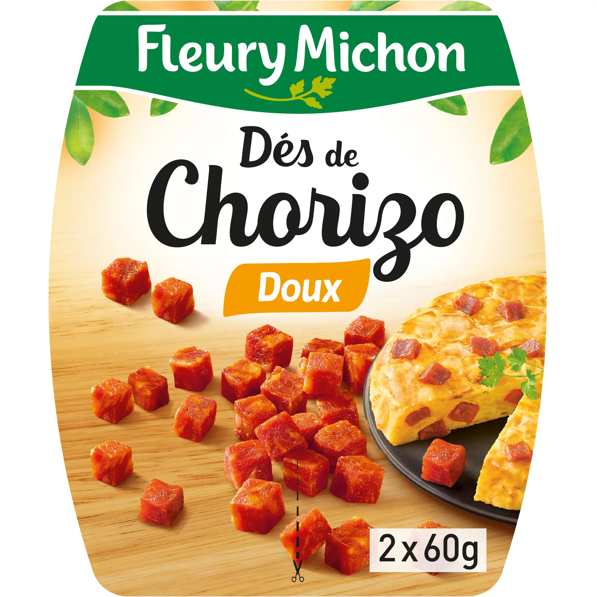FLEURY MICHON Dés de chorizo doux