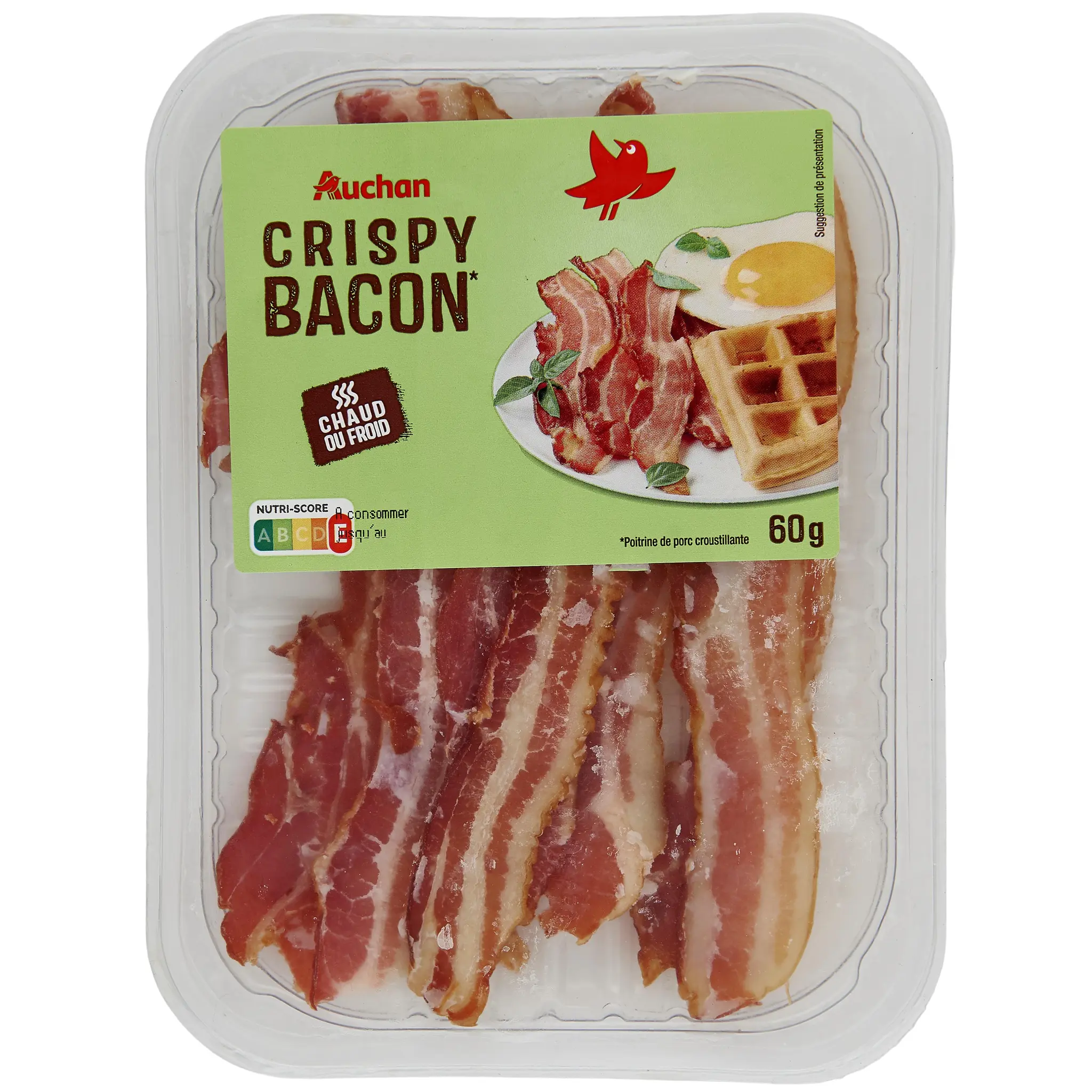 AUCHAN Bacon croustillant