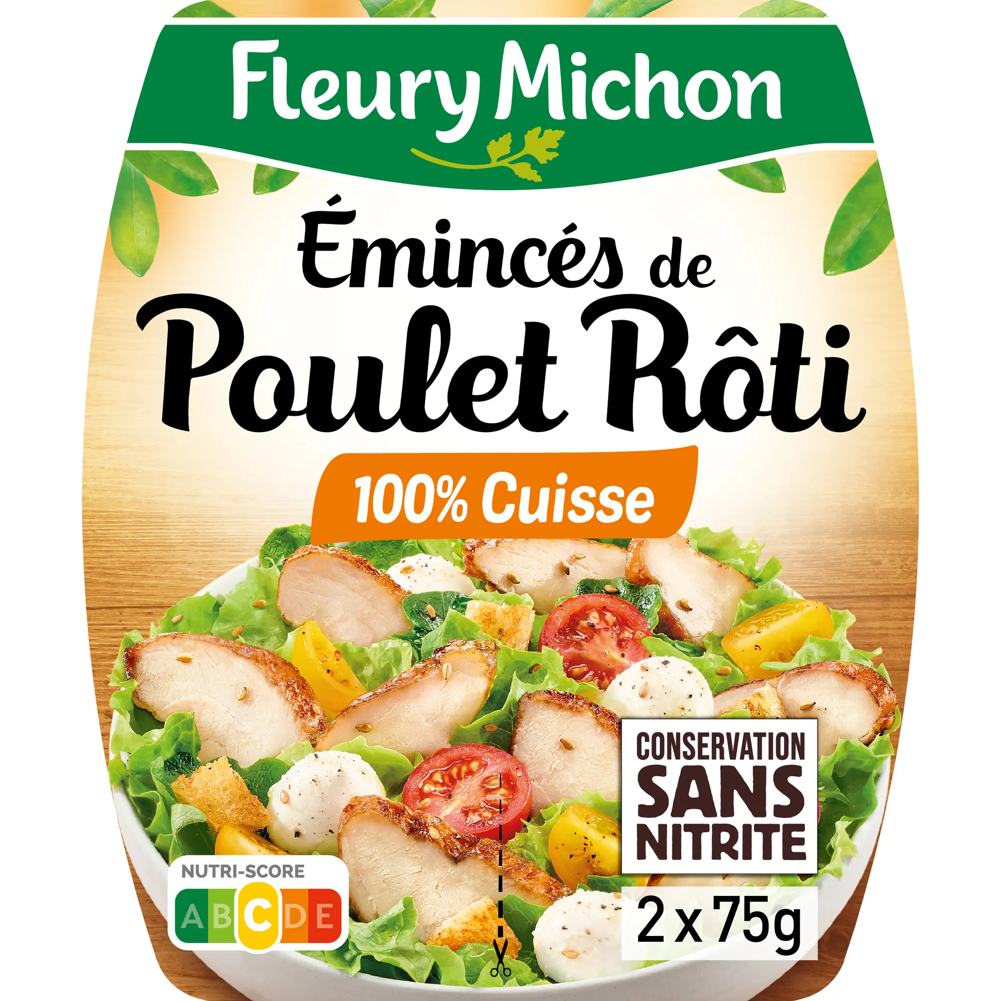 FLEURY MICHON Emincés de poulet sans nitrite