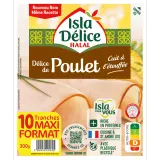 ISLA DELICE Délice de poulet et de dinde halal doré au four