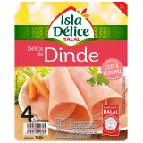 ISLA DELICE Délice de dinde cuit à l'étouffée halal