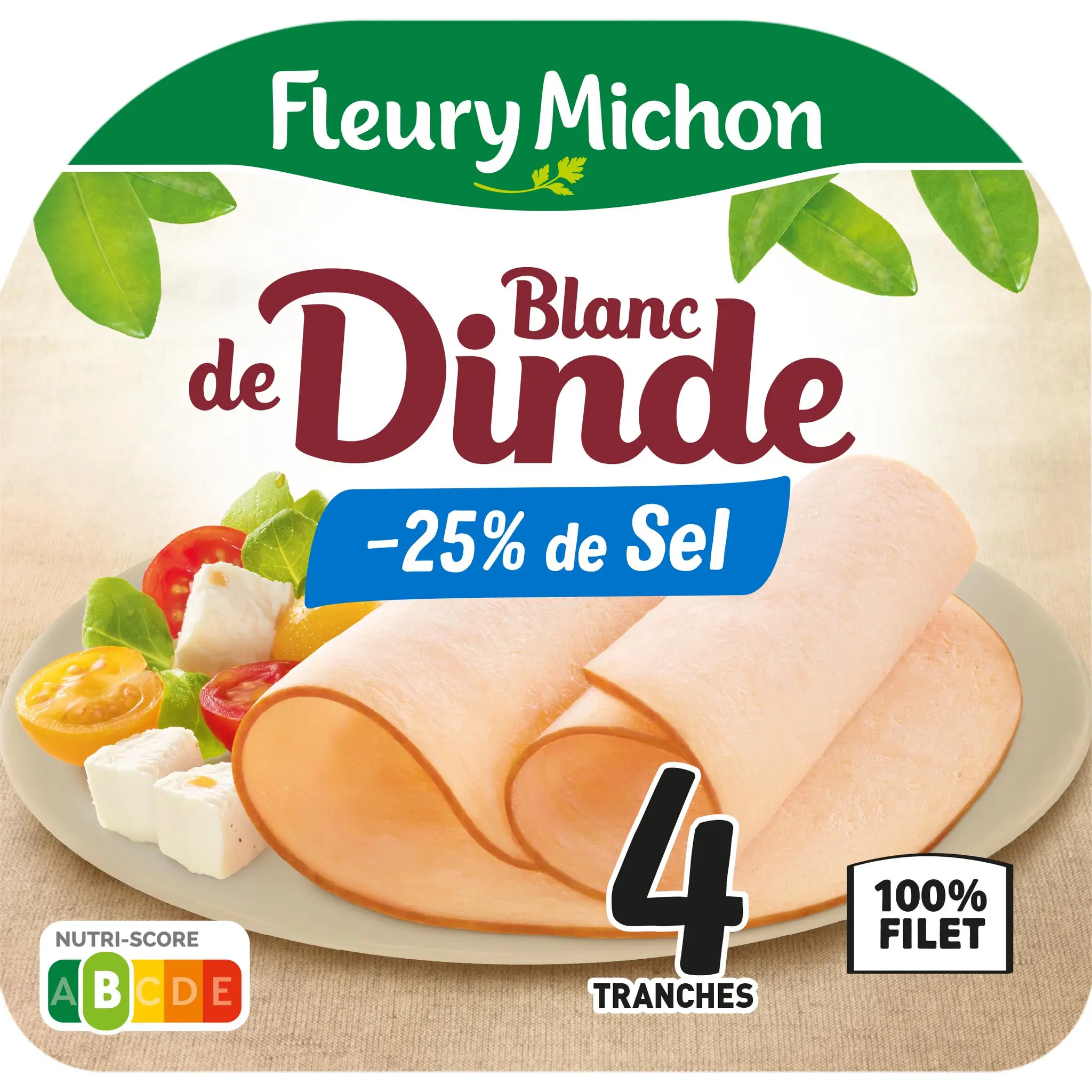 FLEURY MICHON Blanc de dinde réduit en sel