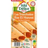 ISLA DELICE Les tranchettes dinde Ras El Hanout halal