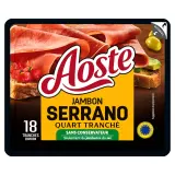 AOSTE Quart de jambon cru serrano
