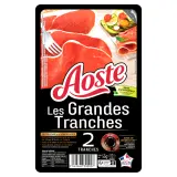 AOSTE Jambon cru sans conservateurs grandes tranches