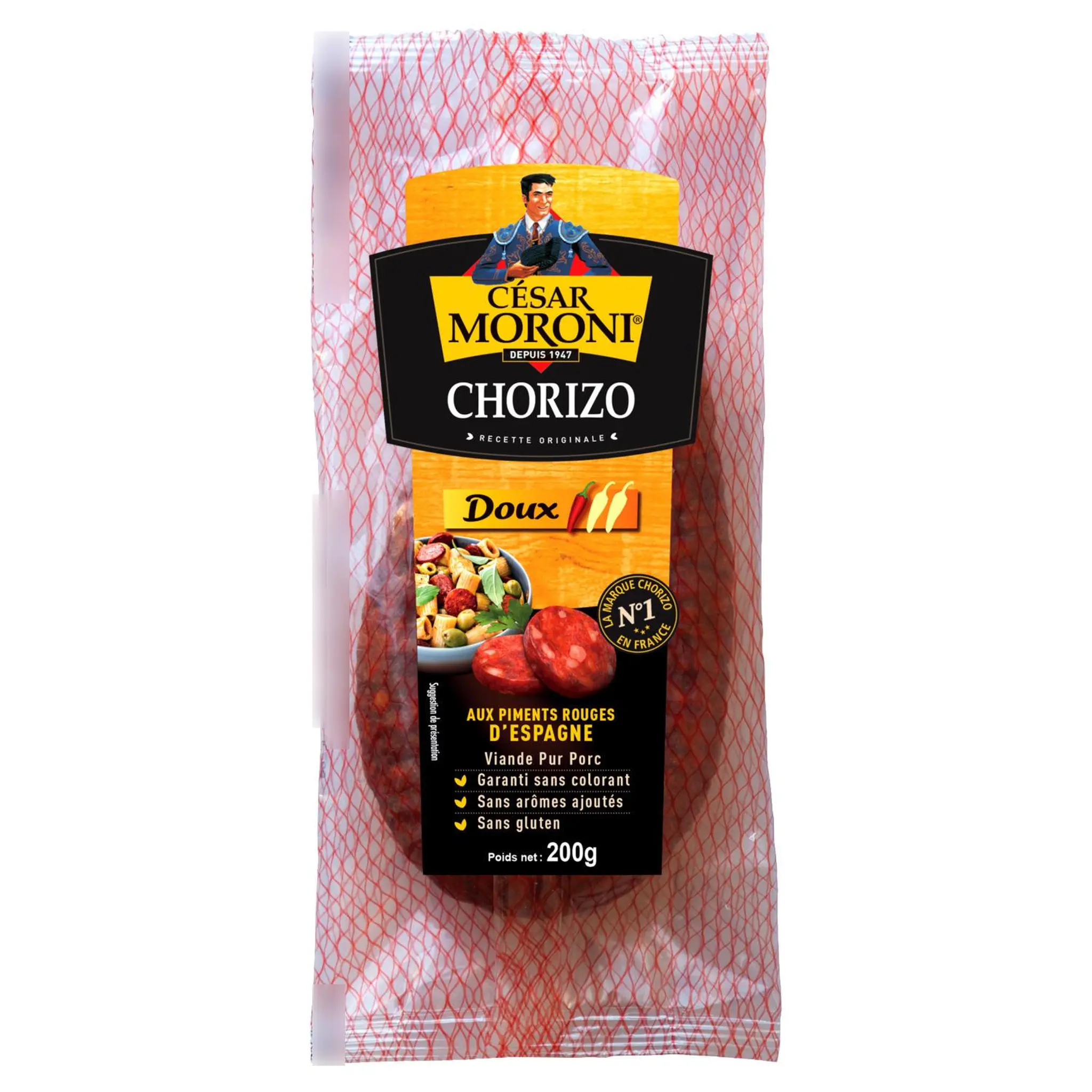CESAR MORONI Chorizo doux pur porc