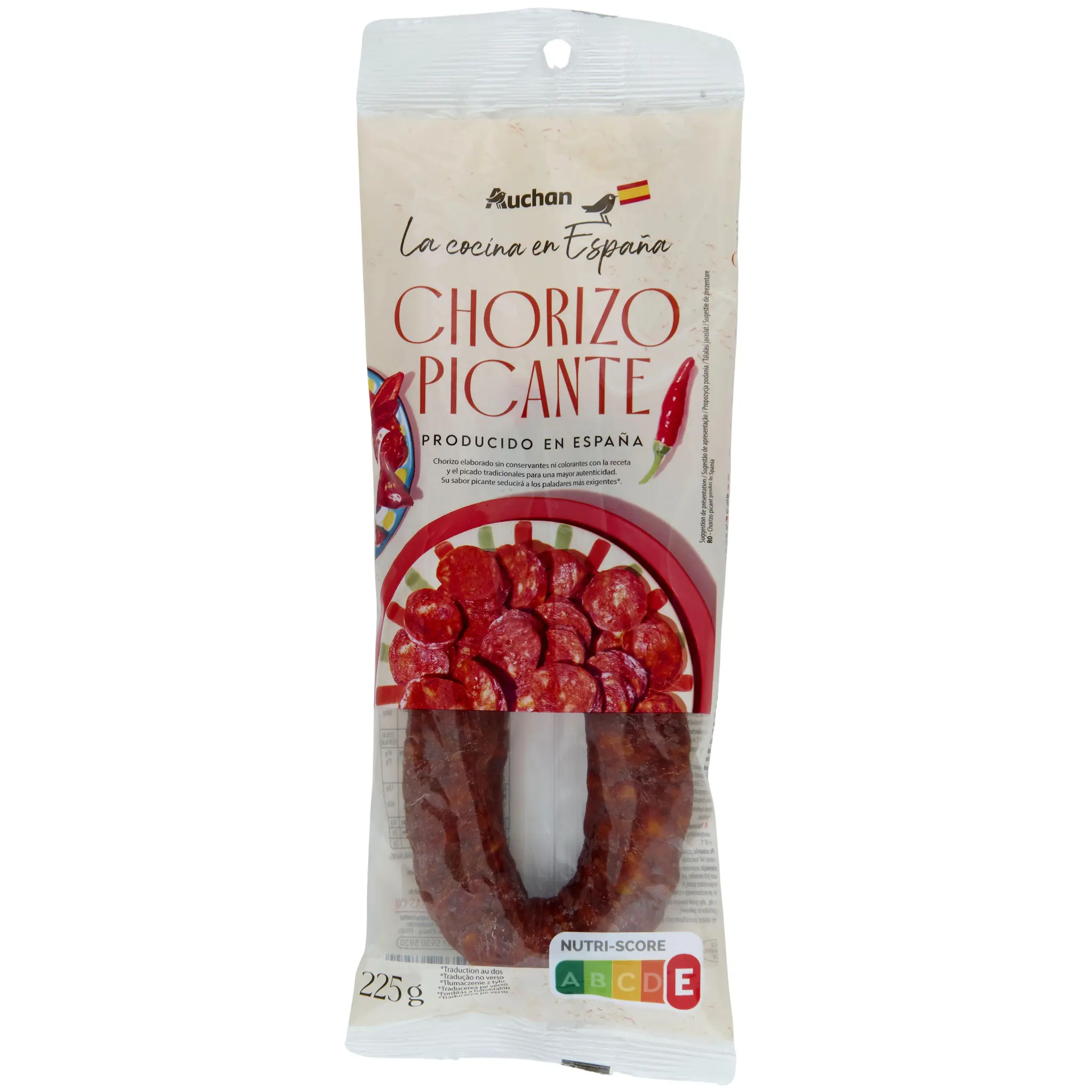 AUCHAN LA COCINA EN ESPANA Chorizo Piquante