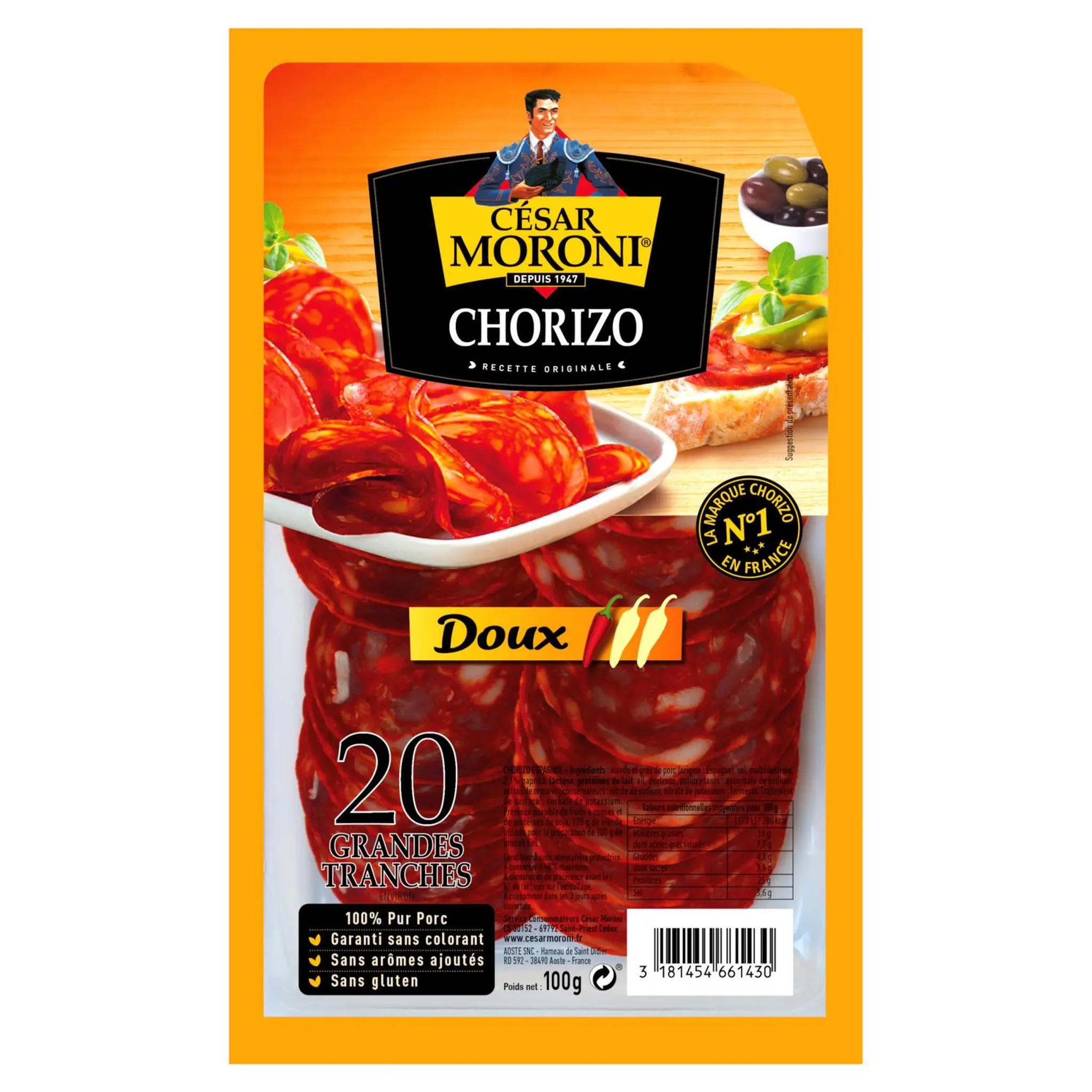 MORONI Chorizo doux