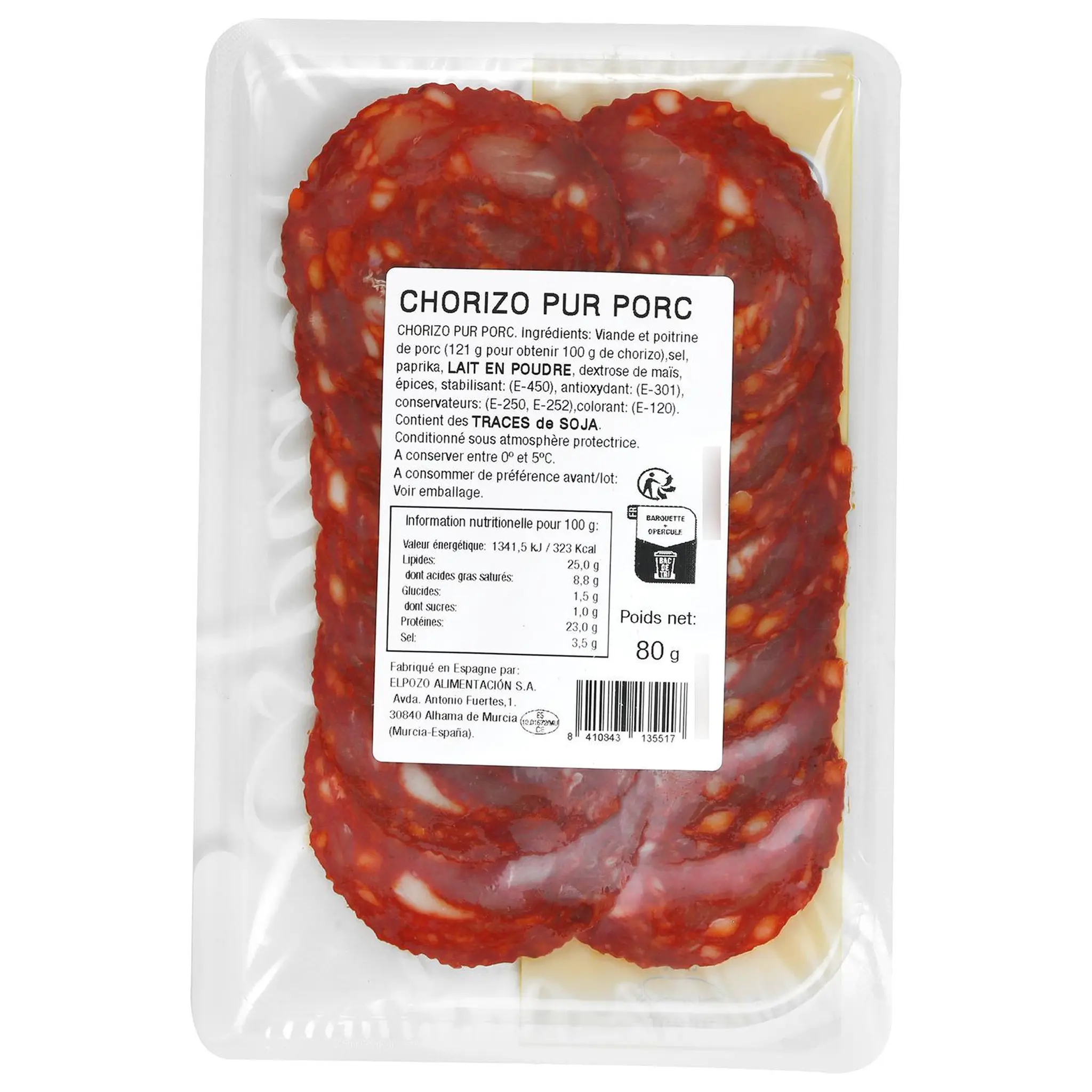 EL POZO Chorizo pur porc