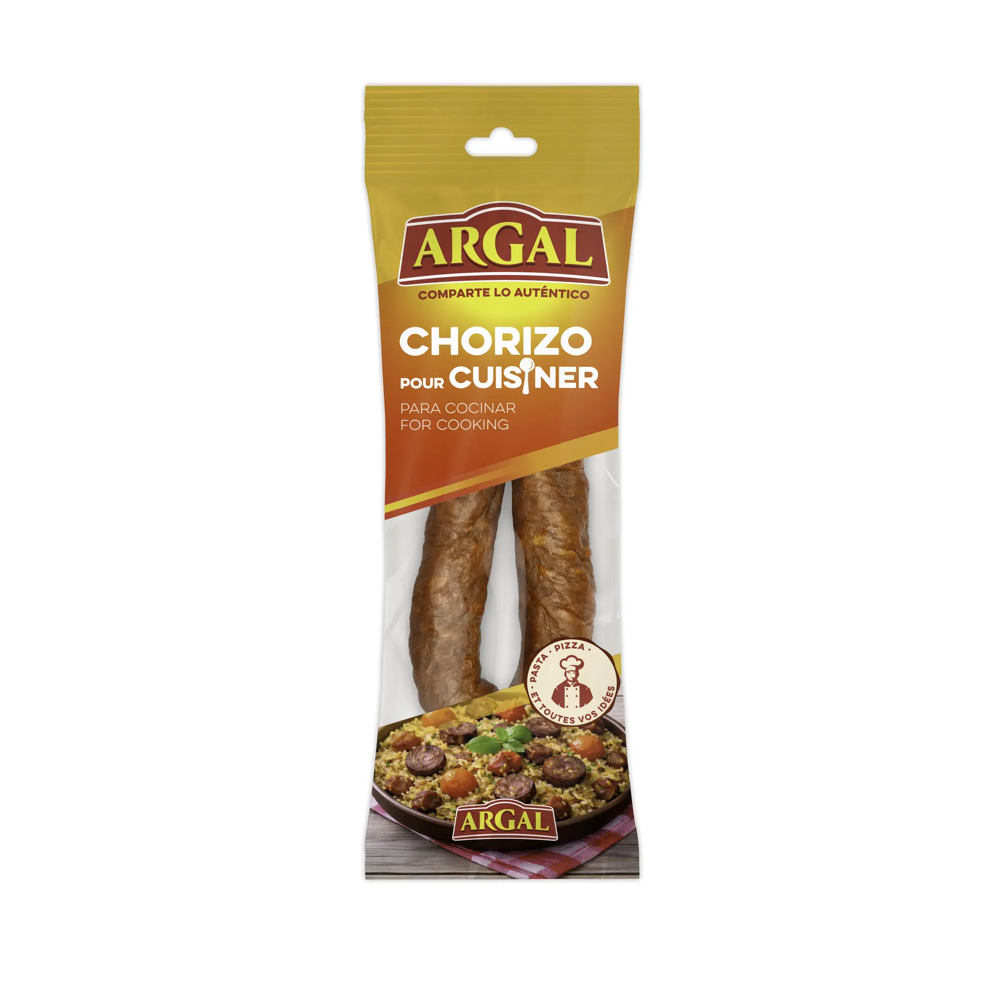 ARGAL Chorizo à cuisiner goût peu épicé