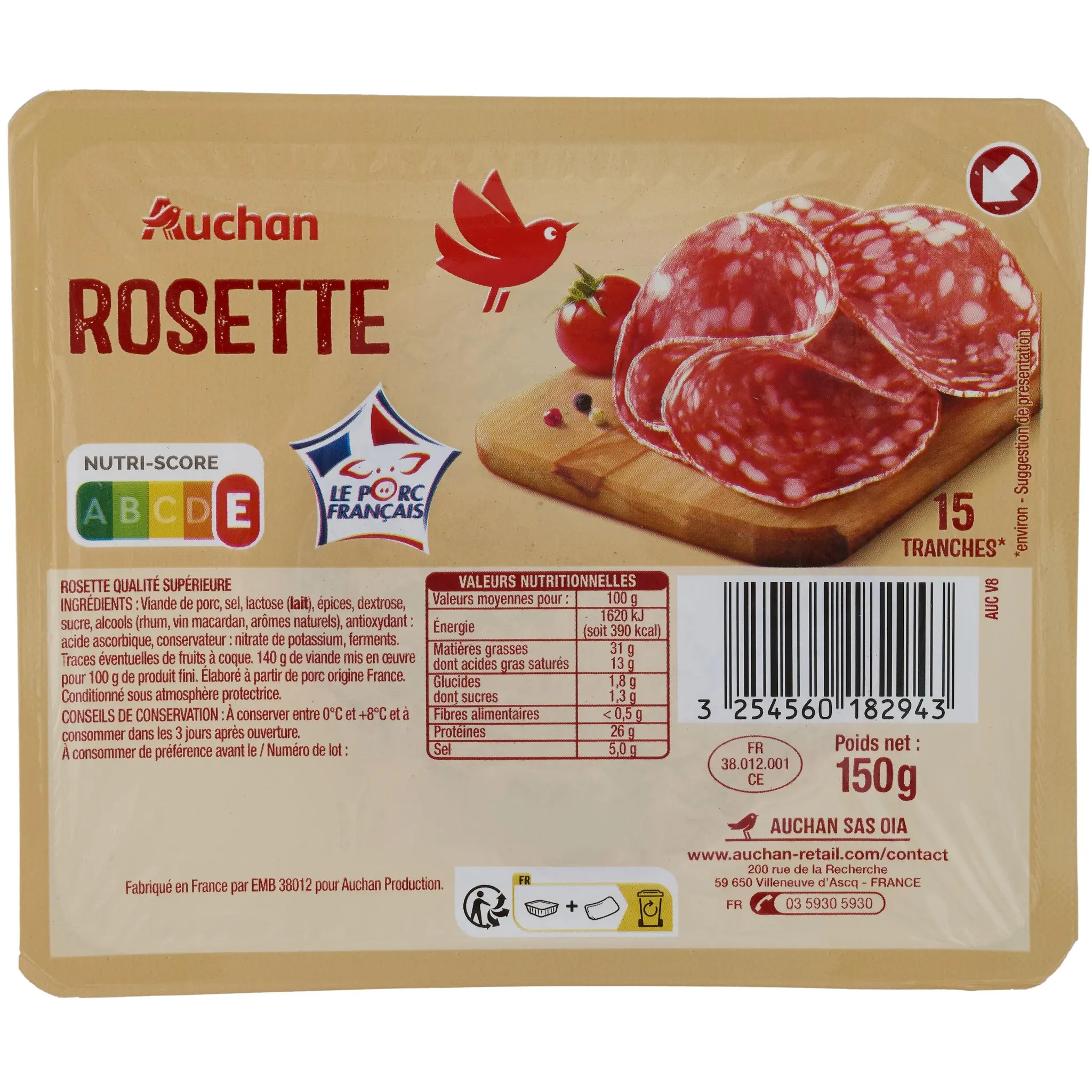 AUCHAN Rosette