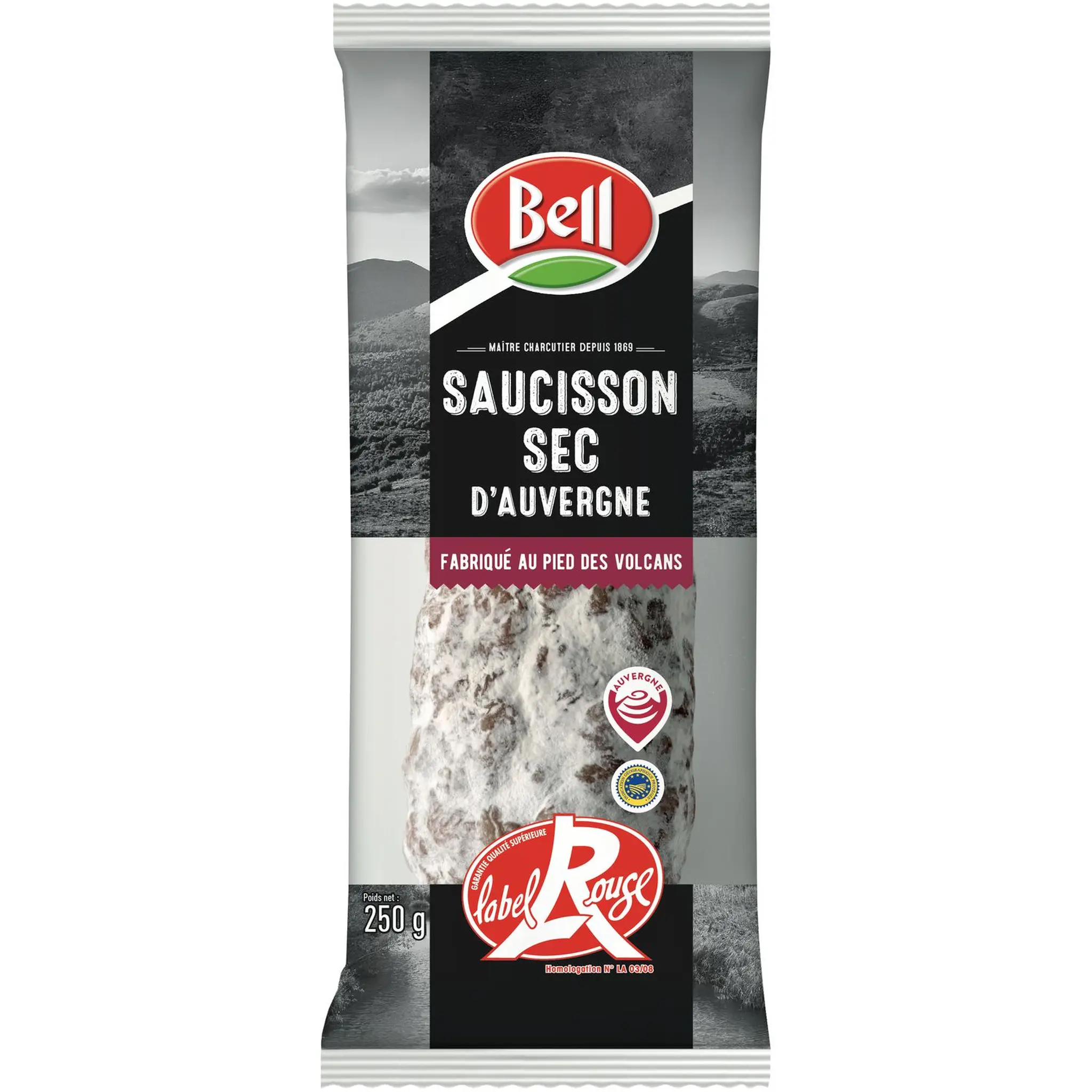 BELL Saucisson sec d'Auvergne Label Rouge IGP