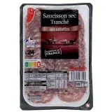 AUCHAN Saucisson sec tranché aux noisettes