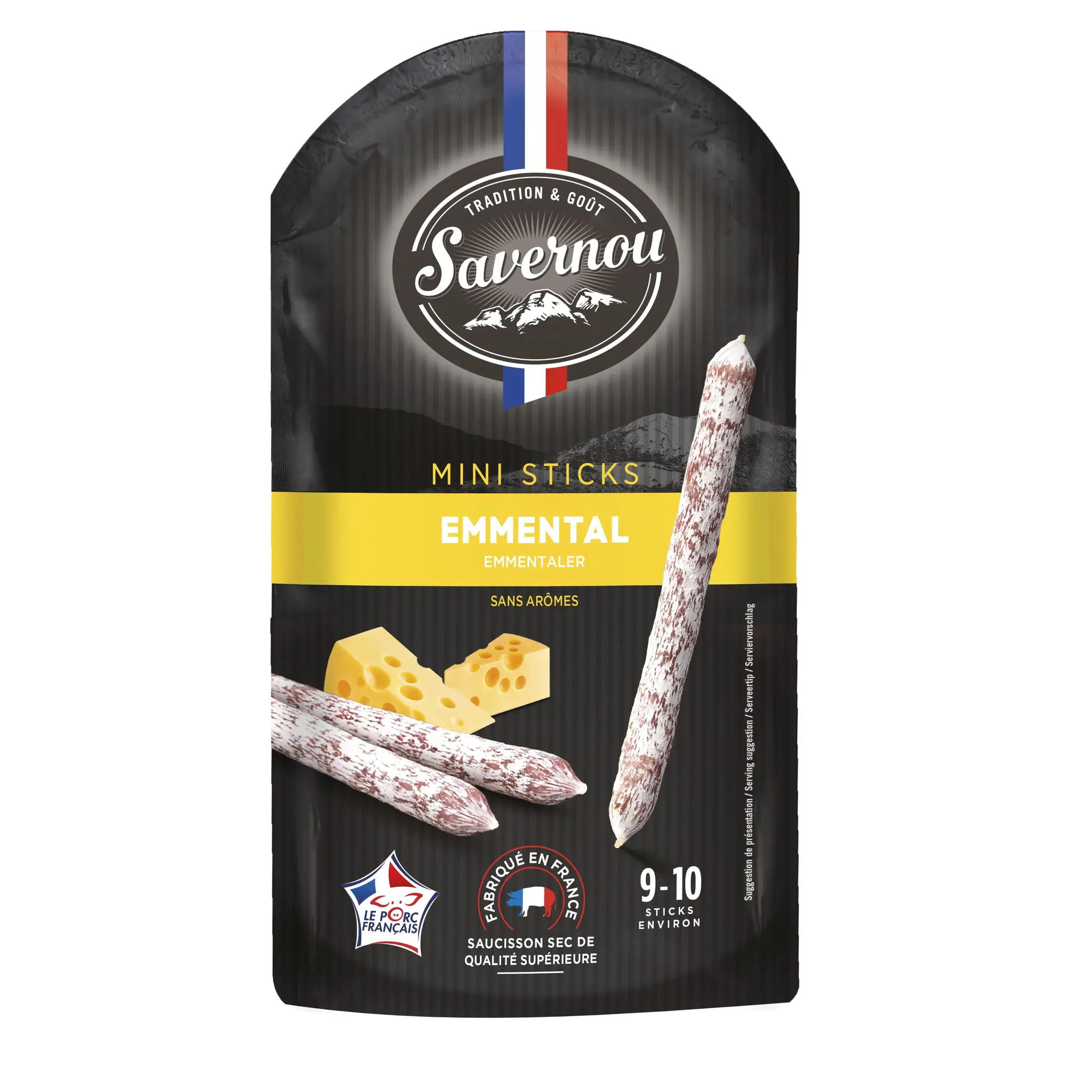 SAVERNOU Mini saucisson sec à l'emmental