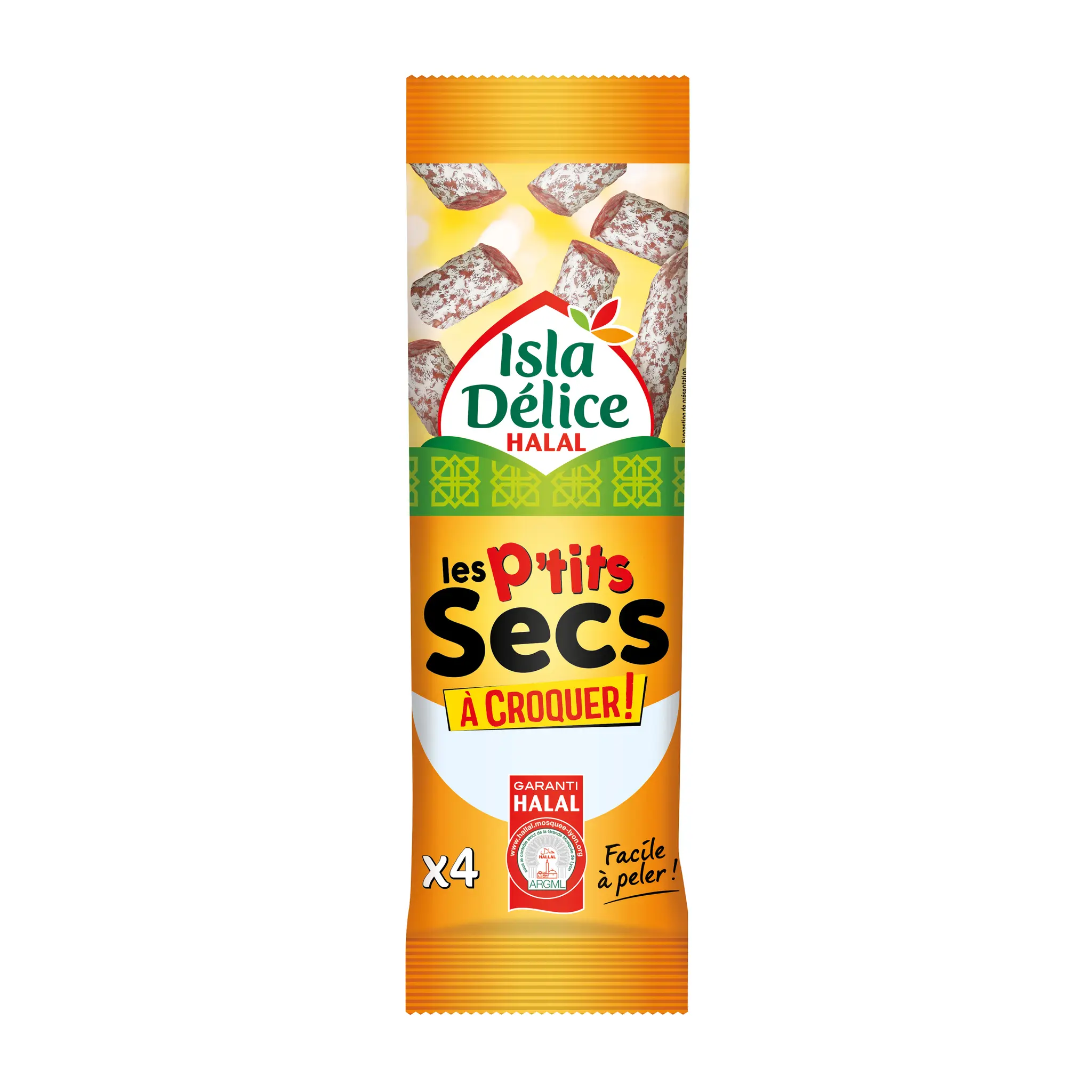 ISLA DELICE Les p'tits secs saucisson à croquer halal