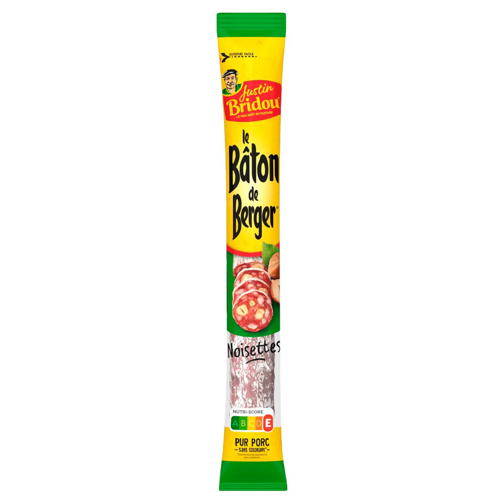 JUSTIN BRIDOU Bâton de Berger saucissons aux noisettes