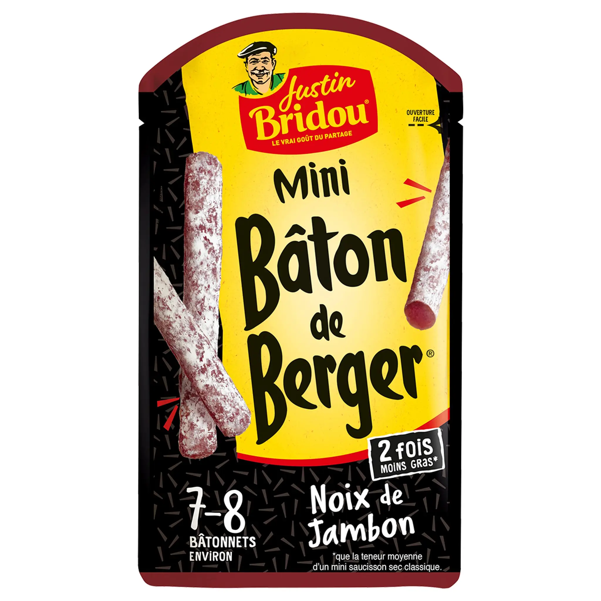 JUSTIN BRIDOU Baton de Berger mini saucissons à la noix de jambon