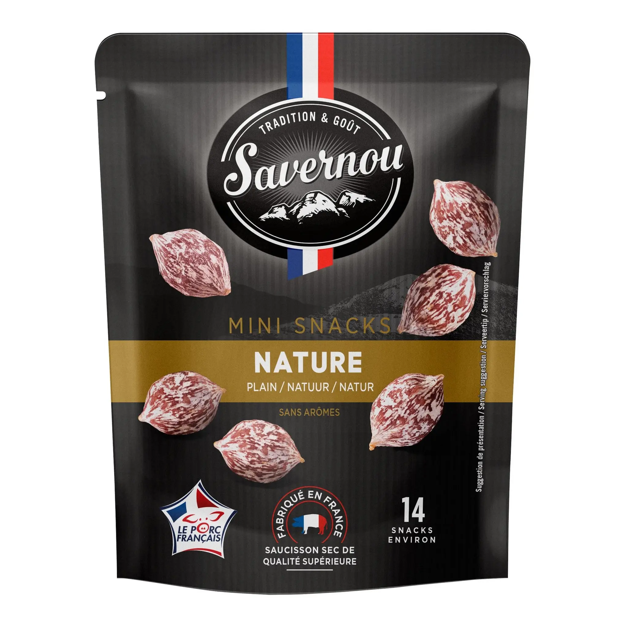 SAVERNOU Mini snacks saucissons nature