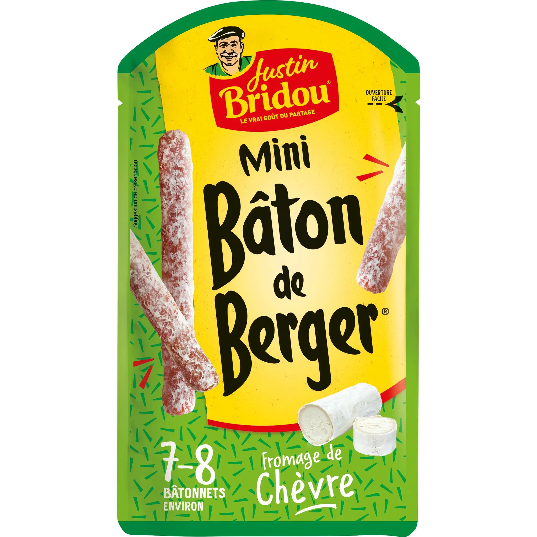 JUSTIN BRIDOU Mini bâton de berger au fromage de chèvre