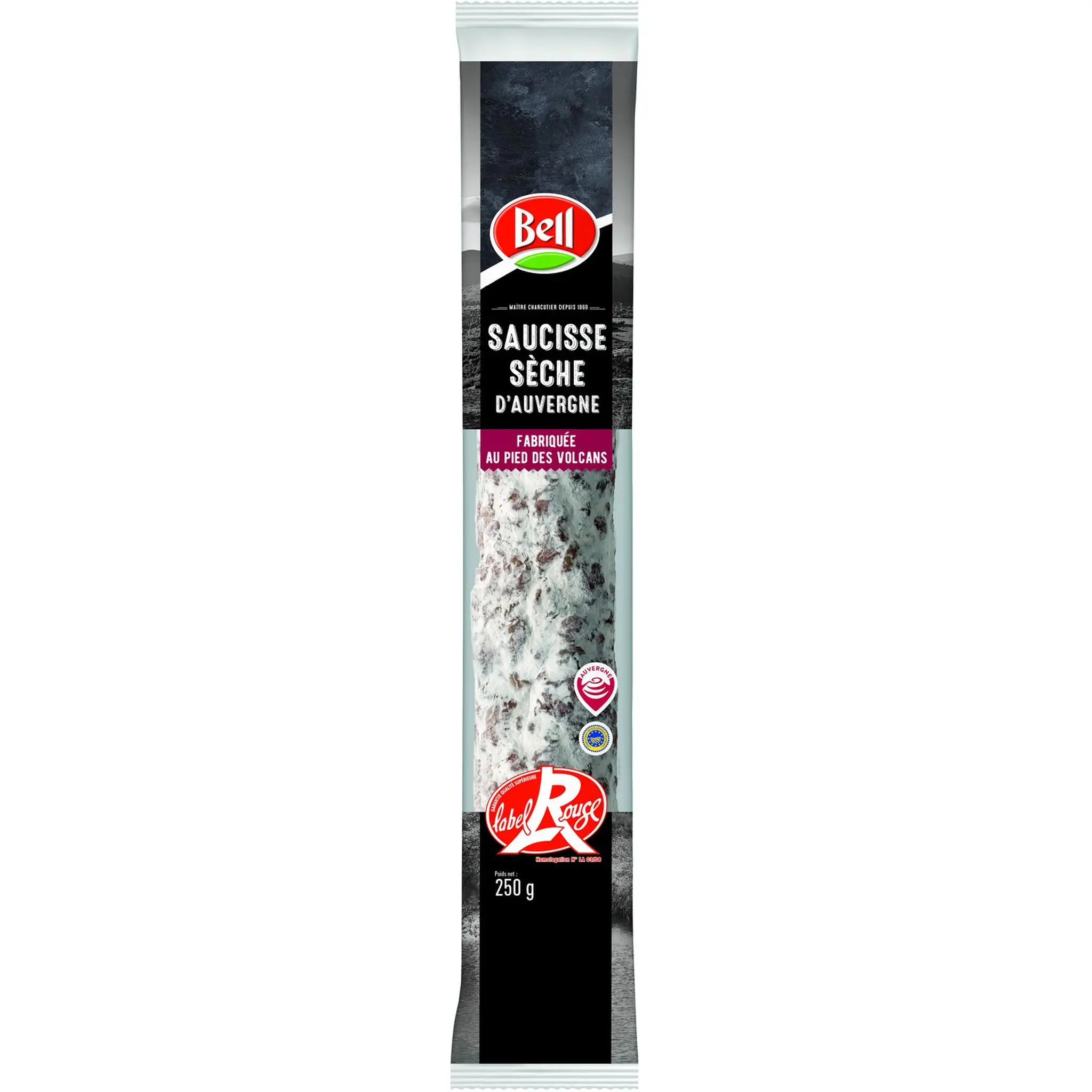 BELL Saucisse droite d'Auvergne Label Rouge IGP