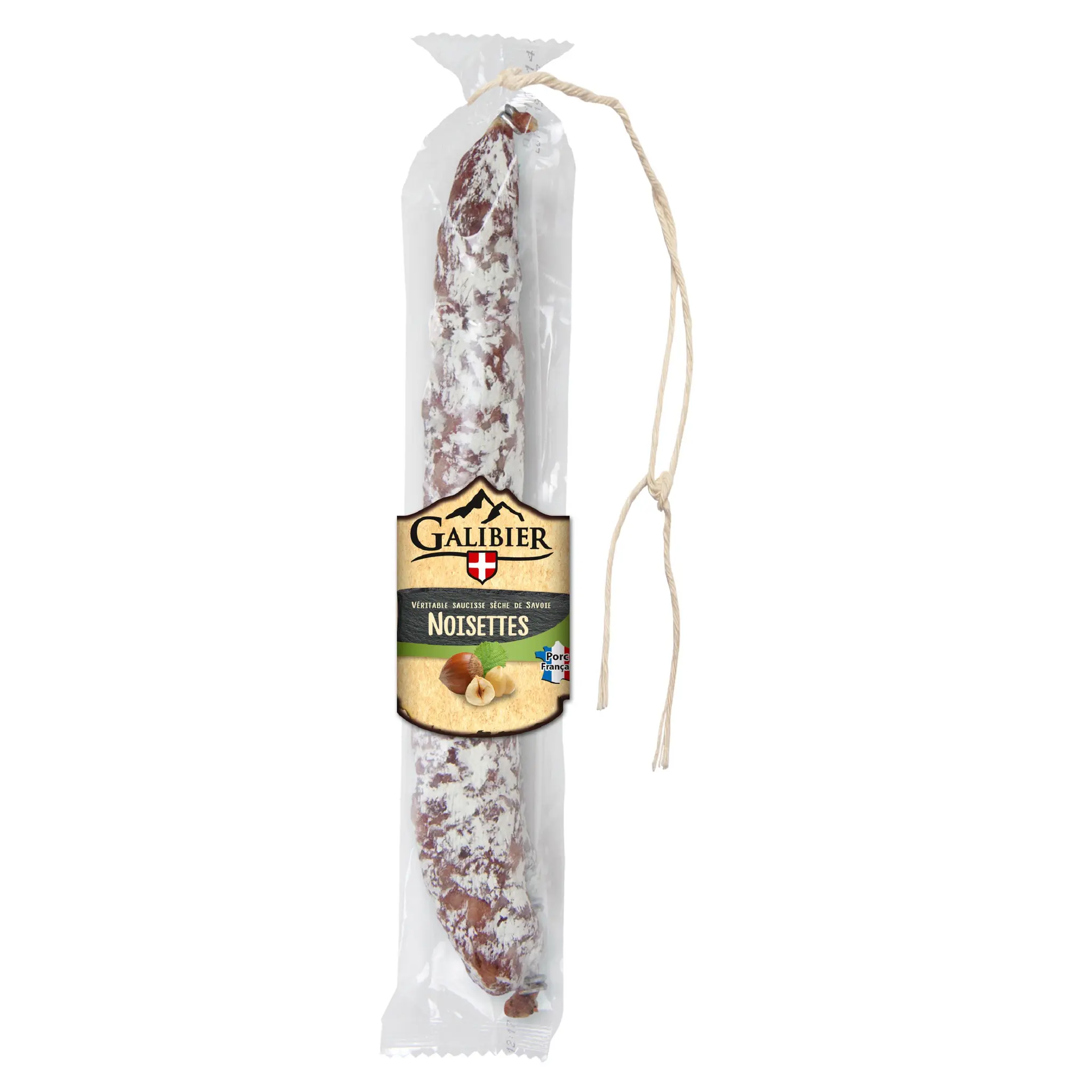 GALIBIER Saucisse sèche de Savoie aux noisettes